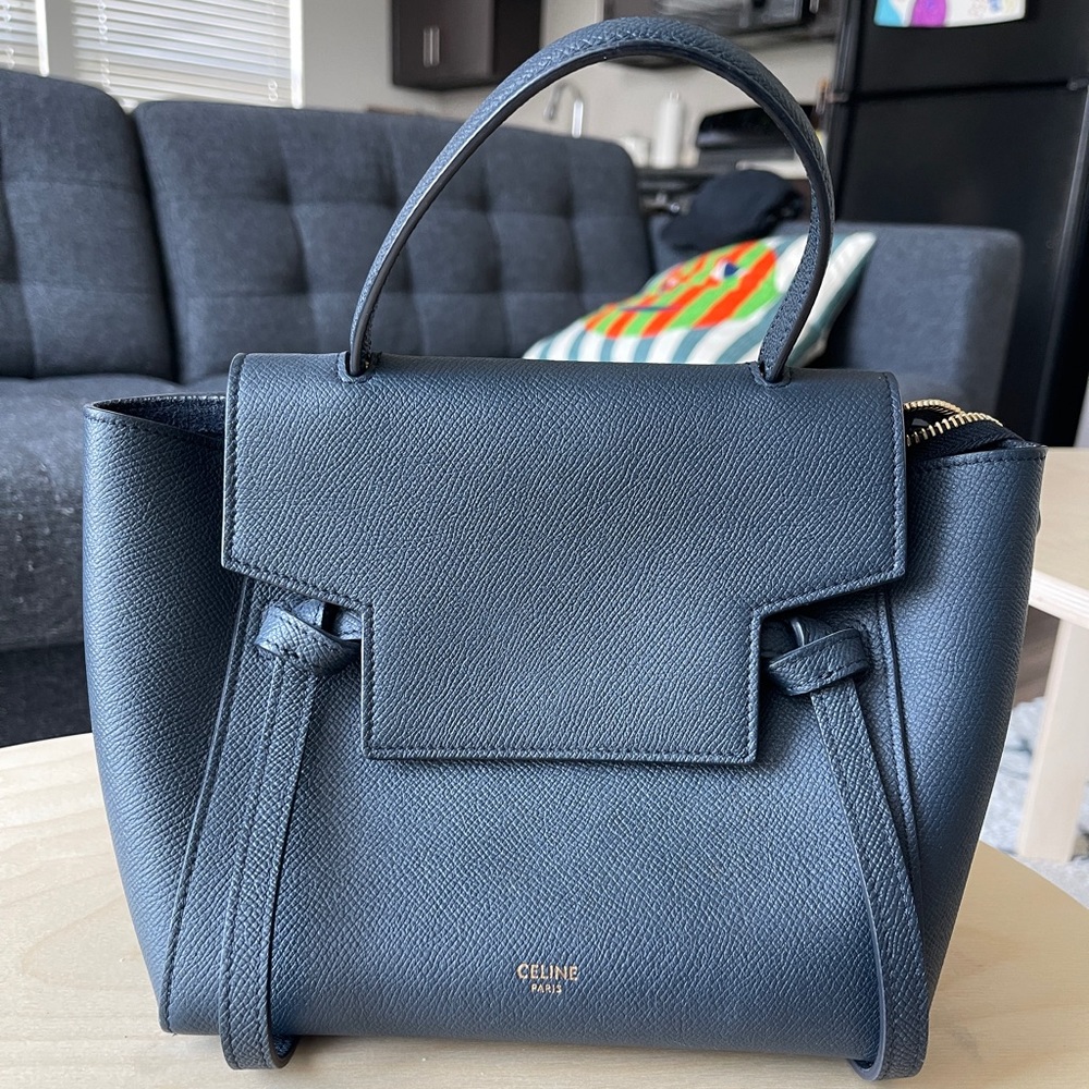 Celine belt bag in blue